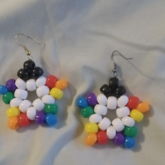 Rainbow Star Earrings 