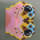 Leopard Gecko — Perler Beads , Fuse Beads , Iron Beads .