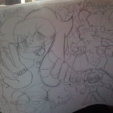 MY ART WHICH IS A WIP IMMA ADD KANDI THRU IT LATER