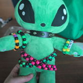I MADE KANDI FOR MY IKEA ALIEN!!!! 