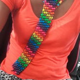 Rainbow Kandi Tie