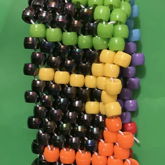 RAINBOW DRIP PEYOTE CUFF !!