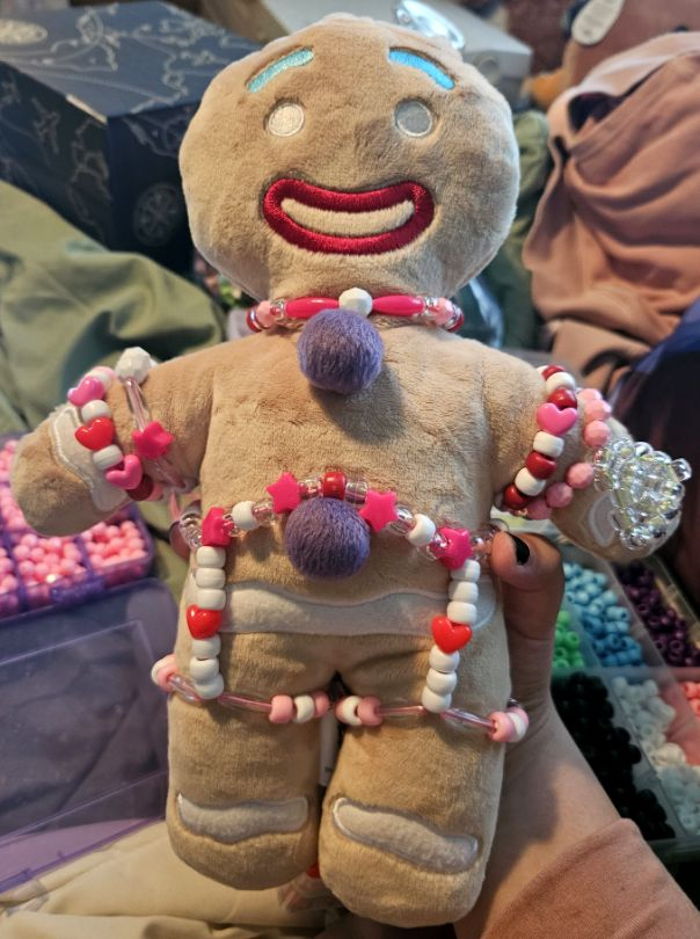 Plush Harness Gingerbread Man by ttwaddle - Kandi Photos on Kandi Patterns