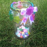 Rainbow Pony Bead Rubberband Bracelet 1/3
