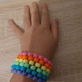 Rainbow Peyote Cuff!