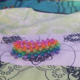Rainbow Stripe Cuff
