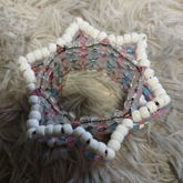 Clear, Pink, Blue & White Star Cuff