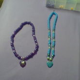 Matching Kandi Neckles And Choker I Made For Me And My Besti