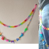 Rainbow Animal Pants Chain