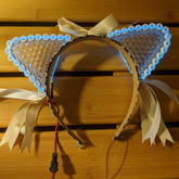 Kandi Cat Ears With Invisible Bonnet Strap 1/3
