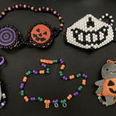 Halloween Kandi Goggles, Mask, And Necklaces!! 