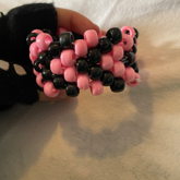 Arrow Pink And Black Multistitch