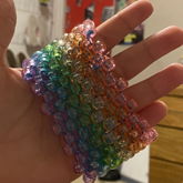 Simple Rainbow Kandi Cuff