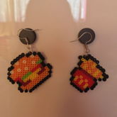Burger And Fries Earrings