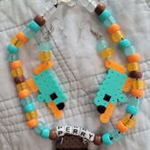 Perry The Platypus Necklace And Earrings