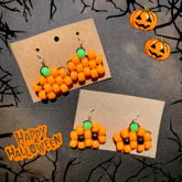 Halloween Pumpkin Earrings!