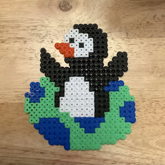 Penguin In A Rubber Ring 