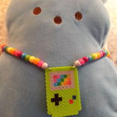 My Lime Green Game Boy Necklace! (ft. My Peep Plushie) 