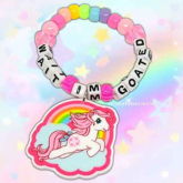 Wait I'm Goated Mlp 80s Single Bracelet!