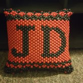 Beaded Pillow For My Friend JD