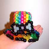 Rainbow Mini Top Hat