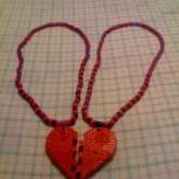 Kandi Broken Heart Necklaces