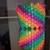Sparkleee Rainbow Diagonal Cuff :D <3