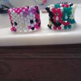 My Two First Cuffs That I Made(: